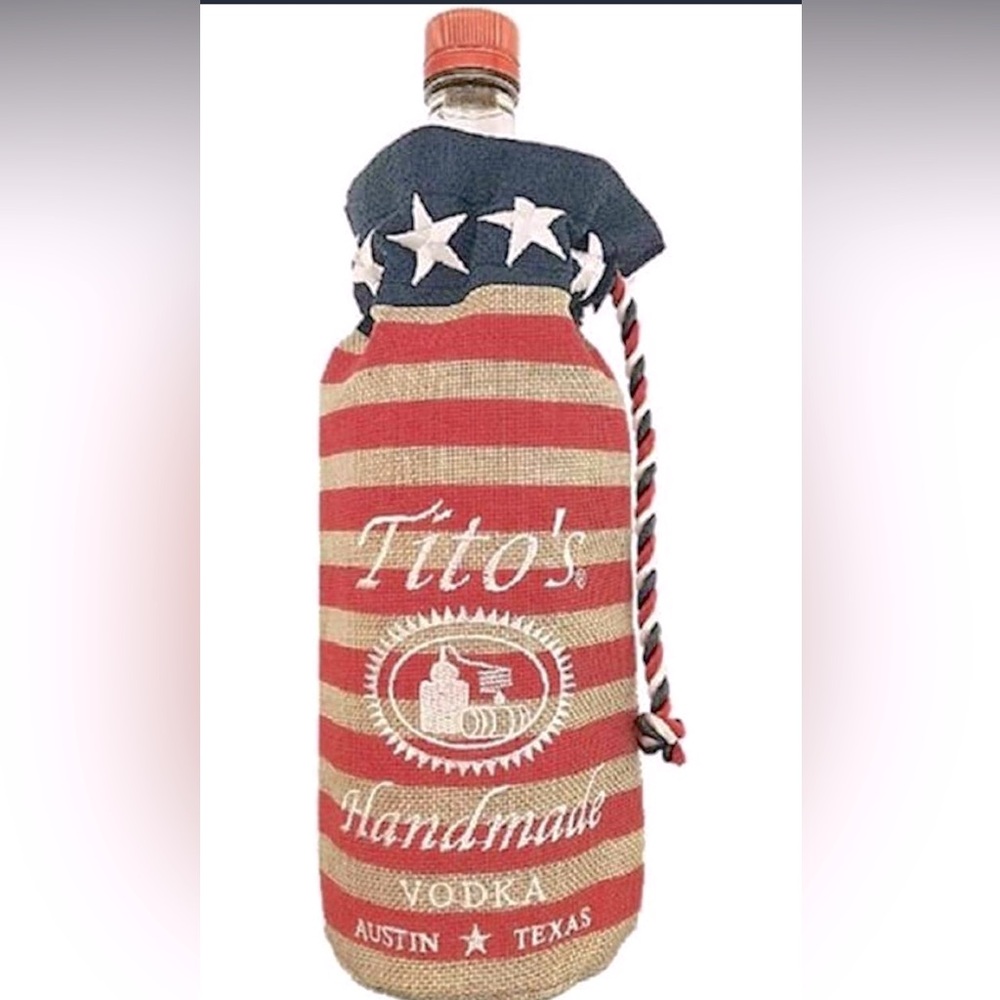Patriotic Tito's Vodka bag